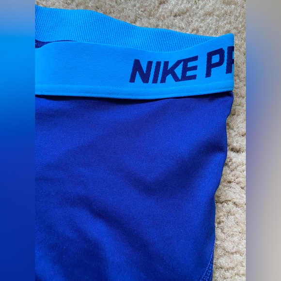Nike Pro compression shorts, blue, size L - Picture 6 of 7
